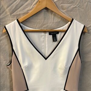 White House Black Market Fitted Midi Dress